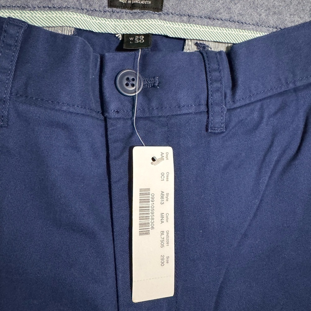 J. Crew Classic Blue Chinos NWT - Picture 5 of 7
